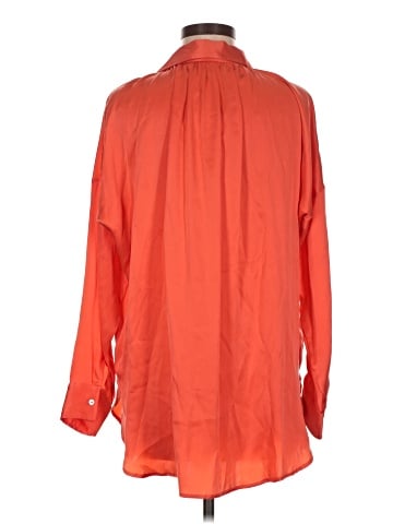 MY TRIBE Long Sleeve Silk Top (view 2)