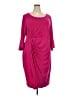 Connected Apparel Pink Cocktail Dress Size 24W - photo 1