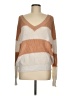 Forever 21 Color Block Tan Pullover Sweater Size M - photo 1