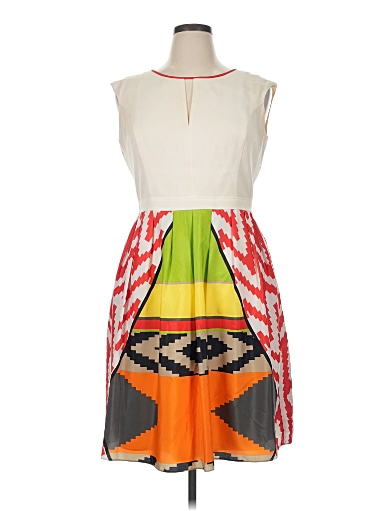 Pre-owned Ellen Tracy Cocktail Dress In Orange