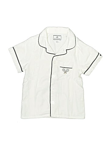 Petite Plume Short Sleeve Button-Down Shirt (view 1)