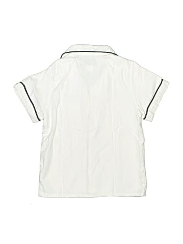 Petite Plume Short Sleeve Button-Down Shirt (view 2)