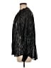 Rebecca Taylor Metallic Black Long Sleeve Blouse Size 8 - photo 5