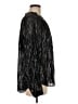 Rebecca Taylor Metallic Black Long Sleeve Blouse Size 8 - photo 4
