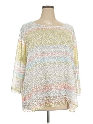 Ali Miles 3/4 Sleeve Top (view 1)