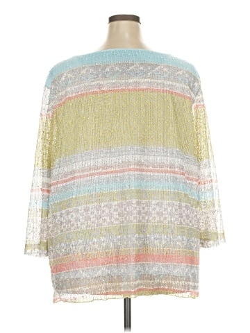 Ali Miles 3/4 Sleeve Top (view 2)