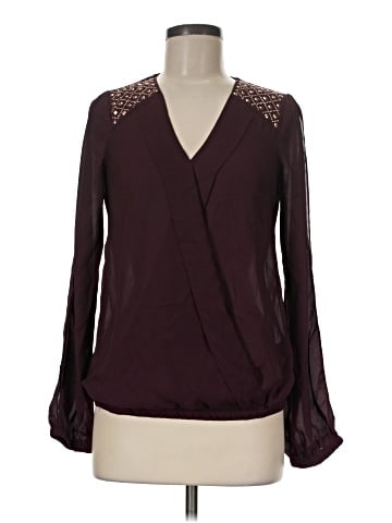 Charlotte Russe Long Sleeve Blouse (view 1)