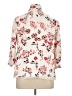 Worthington 100% Rayon Floral Ivory Jacket Size XL - photo 2