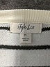 Style&Co Stripes Ivory Pullover Sweater Size L (petite) - photo 7
