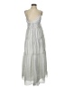1-01 Babaton 100% Polyester Silver Casual Dress Size XS - photo 1