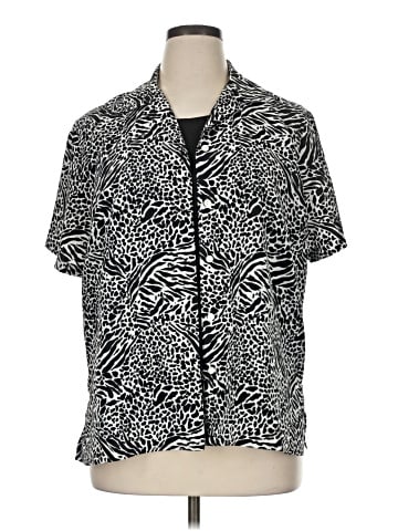 Notations Short Sleeve Button-Down Shirt (view 1)