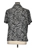 Notations Animal Print Black Short Sleeve Button-Down Shirt Size XL - photo 2