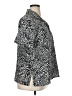 Notations Animal Print Black Short Sleeve Button-Down Shirt Size XL - photo 4