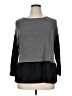 Apt. 9 Gray 3/4 Sleeve T-Shirt Size 0X - photo 1