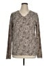 Lands' End 100% Cotton Brown Long Sleeve Blouse Size XL (tall) - photo 1