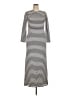 J.Crew Collection Stripes Ivory Casual Dress Size 14 - photo 1