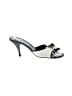 Anne Klein 100% Leather Silver Heels Size 9 (narrow) - photo 1