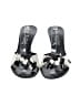 Anne Klein 100% Leather Silver Heels Size 9 (narrow) - photo 2