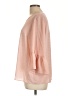 Elle 100% Polyester Pink 3/4 Sleeve Blouse Size L - photo 5