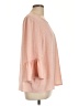 Elle 100% Polyester Pink 3/4 Sleeve Blouse Size L - photo 4