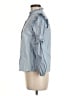 Maje 100% Cotton Blue 3/4 Sleeve Blouse Size Med (2) - photo 5
