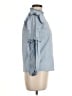 Maje 100% Cotton Blue 3/4 Sleeve Blouse Size Med (2) - photo 4