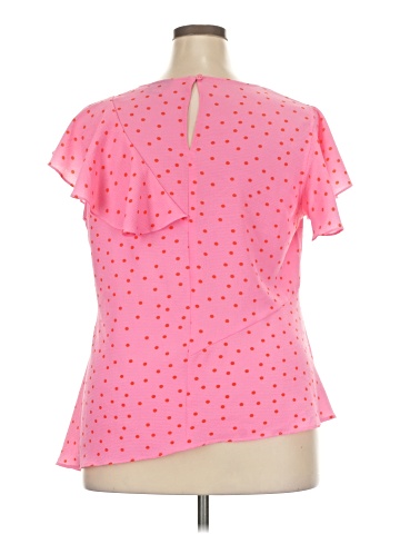 City Chic Short Sleeve Blouse (view 2)