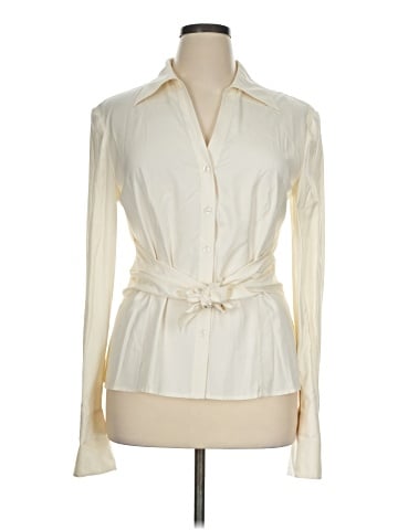 St. John Long Sleeve Silk Top (view 1)