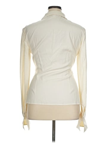 St. John Long Sleeve Silk Top (view 2)