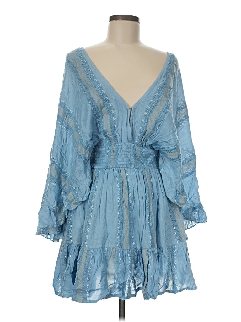 Pre-owned Surf Gypsy Cocktail Dress In Blue