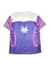 Unbranded 100% Polyester Color Block Purple Short Sleeve T-Shirt Size L (kids) - photo 1