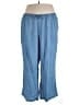 Lands' End 100% Lyocell Blue Casual Pants Size 26W - photo 1