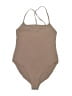 Girlfriend Collective Solid Tan One Piece Swimsuit Size XL - photo 1