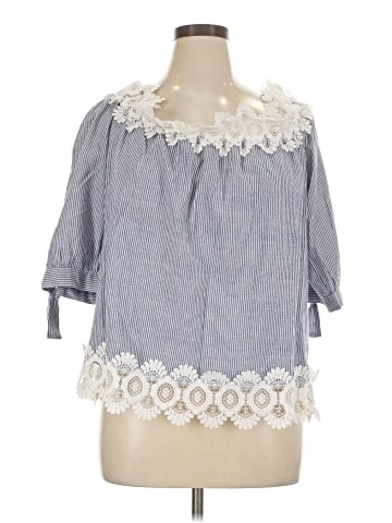 Fever 3/4 Sleeve Blouse (view 1)