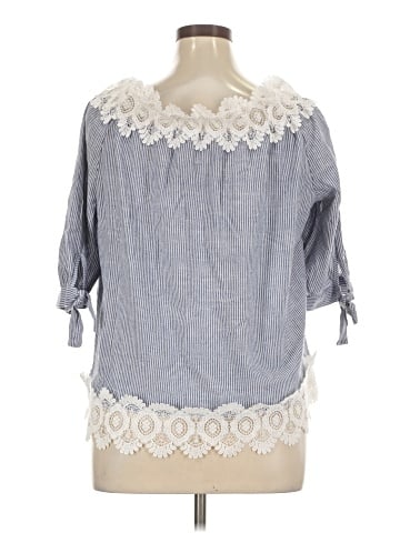 Fever 3/4 Sleeve Blouse (view 2)