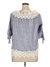 Fever Blue 3/4 Sleeve Blouse Size XL - photo 2