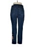 Chico's Floral Blue Jeans Size L - photo 2
