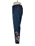 Chico's Floral Blue Jeans Size L - photo 5