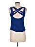 Final Touch 100% Rayon Blue Sleeveless Top Size M - photo 2