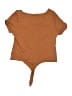ABound Brown Short Sleeve Top Size XL - photo 2