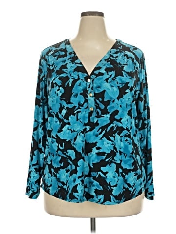 INC International Concepts Long Sleeve Blouse (view 1)