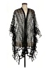 Torrid 100% Polyester Black Kimono One size - photo 1