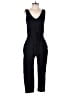 Fair Indigo Solid Black Jumpsuit Size S - photo 1