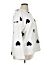 Ann Taylor LOFT Outlet 100% Polyester Hearts White Pullover Sweater Size XL - photo 4
