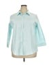 L.L.Bean 100% Cotton Teal 3/4 Sleeve Button-Down Shirt Size 2X - photo 1