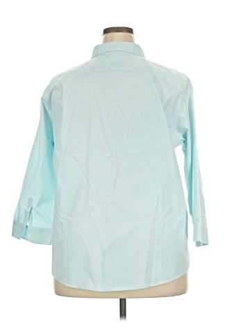 L.L.Bean 3/4 Sleeve Button-Down Shirt (view 2)