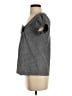 Fei Gray Short Sleeve Blouse Size XS - photo 5