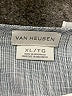 Van Heusen 100% Cotton Gray 3/4 Sleeve Blouse Size XL - photo 7