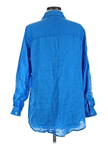Sigrid Olsen 3/4 Sleeve Button-Down Shirt (view 2)