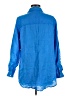 Sigrid Olsen 100% Linen Blue 3/4 Sleeve Button-Down Shirt Size M - photo 2
